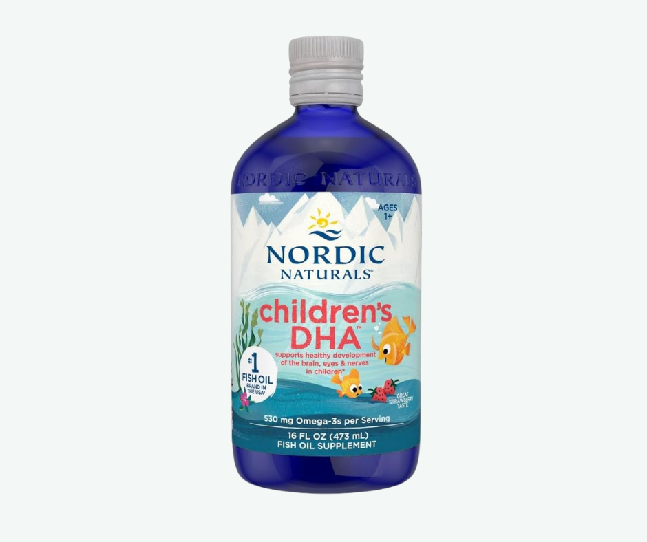 Children’s DHA 530 mg Omega-3 para Niños – Soporte Cerebral y Cognitivo | 237 ml
