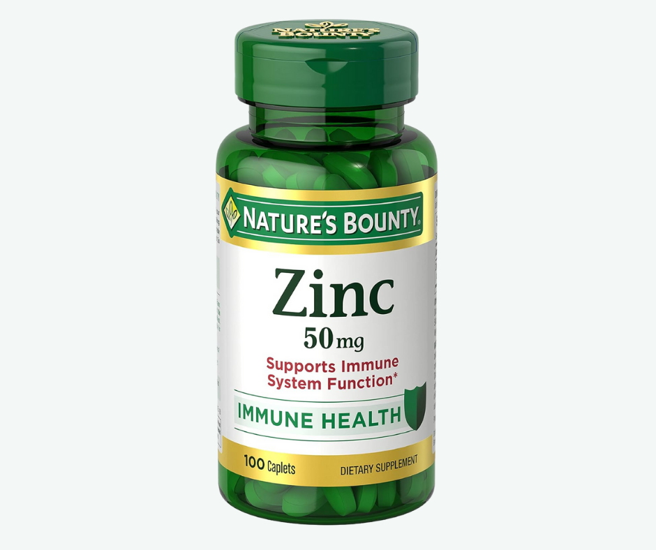 Zinc 50 mg – Soporte para Sistema Inmunológico | Nature's Bounty