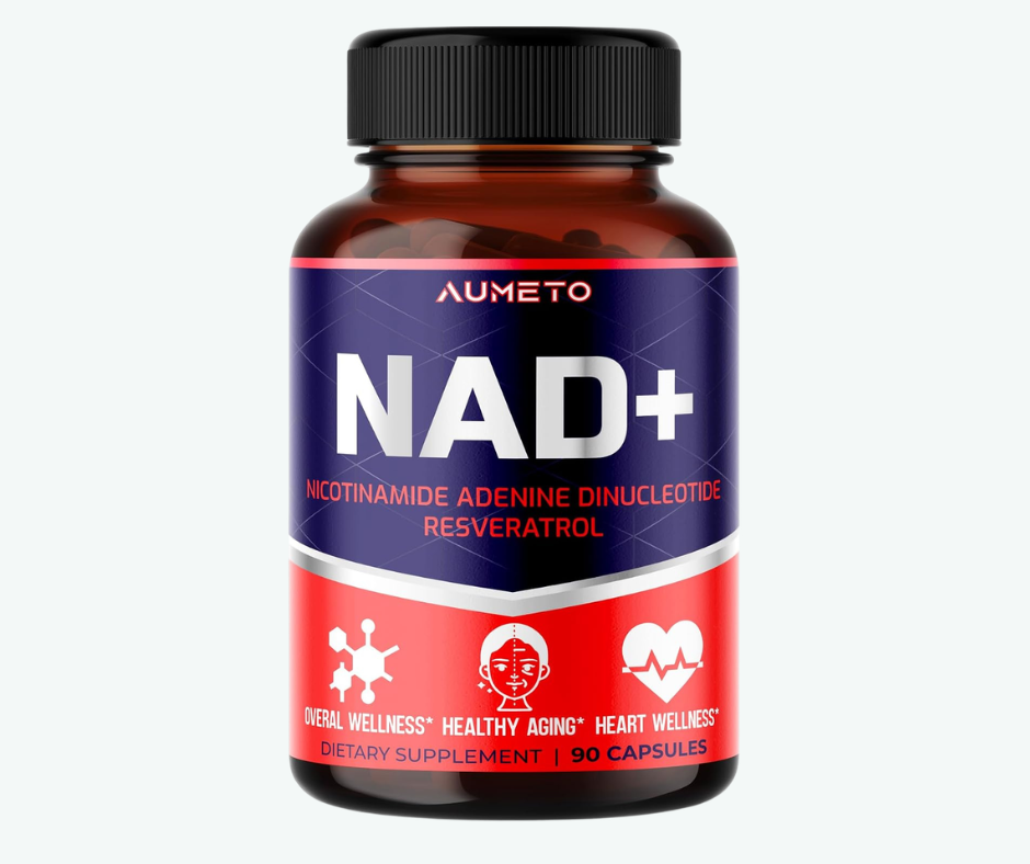 Aumeto - NAD+ Nicotinamida - Energía, Reparación Celular y Salud Cerebral | 90 Cápsulas