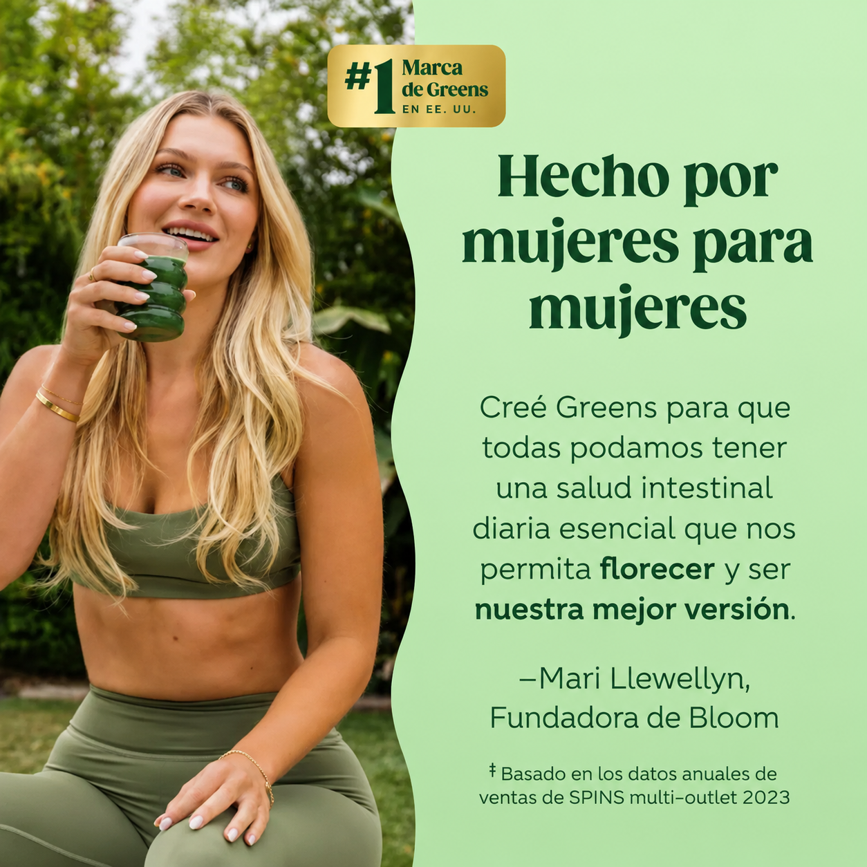 Bloom Nutrition - Polvo de Verduras y Superalimentos para la Salud Digestiva - Enzimas Digestivas, Probióticos, Espirulina, Clorela para la Hinchazón y el Bienestar Intestinal Sabor Fresa y Kiwi | Porciones