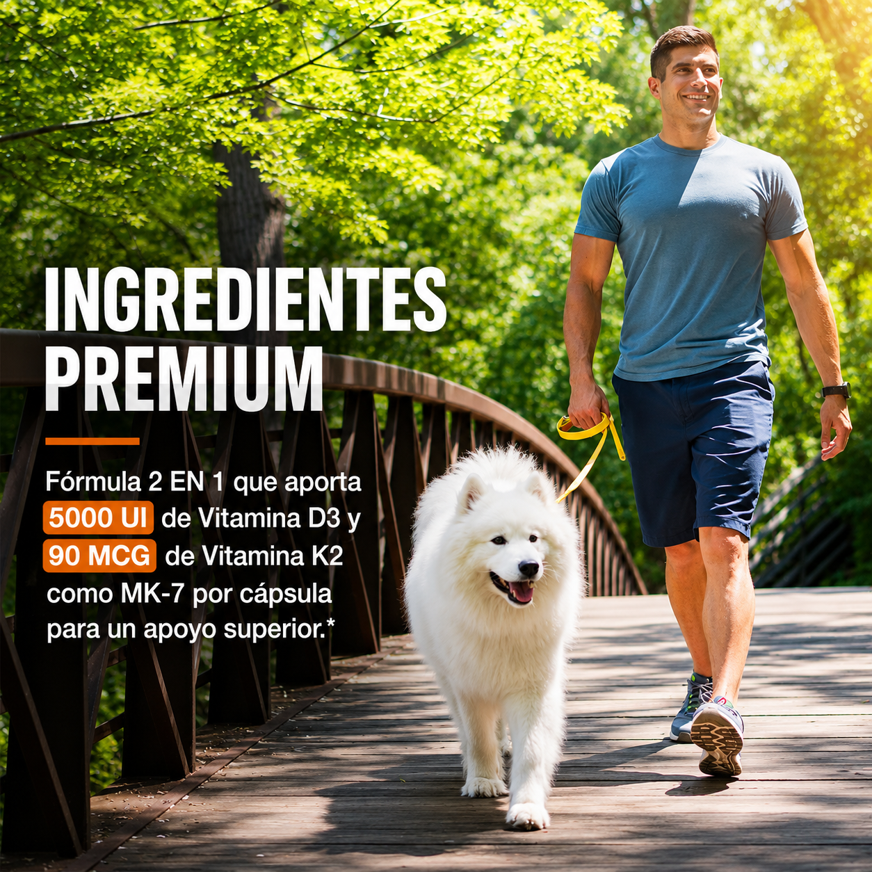 Bronson - Vitamina K2 + D3 10,000 IU – Soporte para Huesos y Sistema Inmunológico | Cápsulas