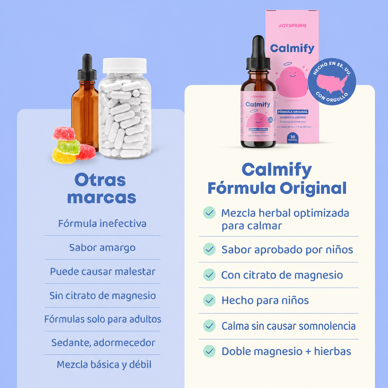 Calmify Kids – Gotas Naturales para la Calma y Concentración – 30 ml | JoySpring