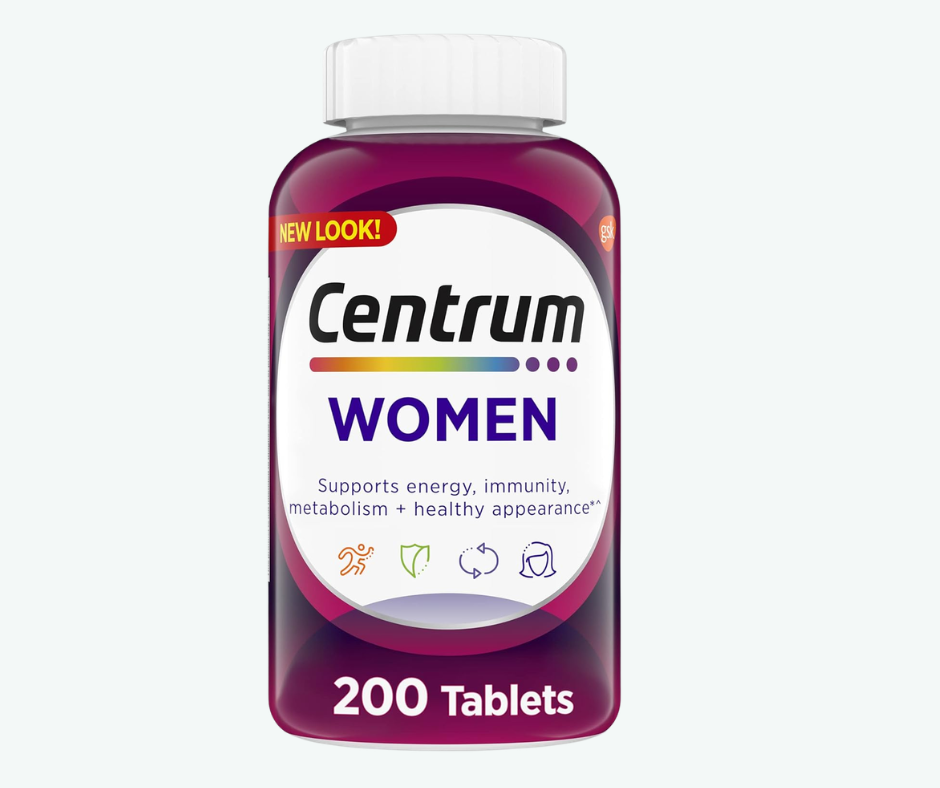 GSK - Centrum Multivitamínico para Mujer Completo – Tabletas | Energía, Inmunidad y Salud Femenina