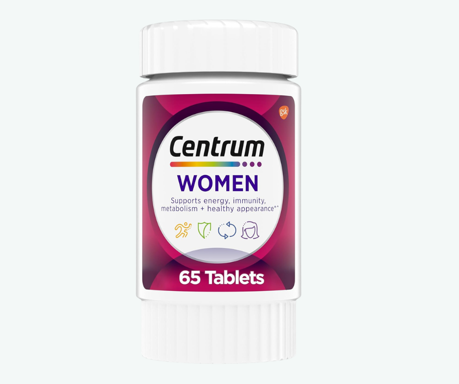 GSK - Centrum Multivitamínico para Mujer Completo – Tabletas | Energía, Inmunidad y Salud Femenina