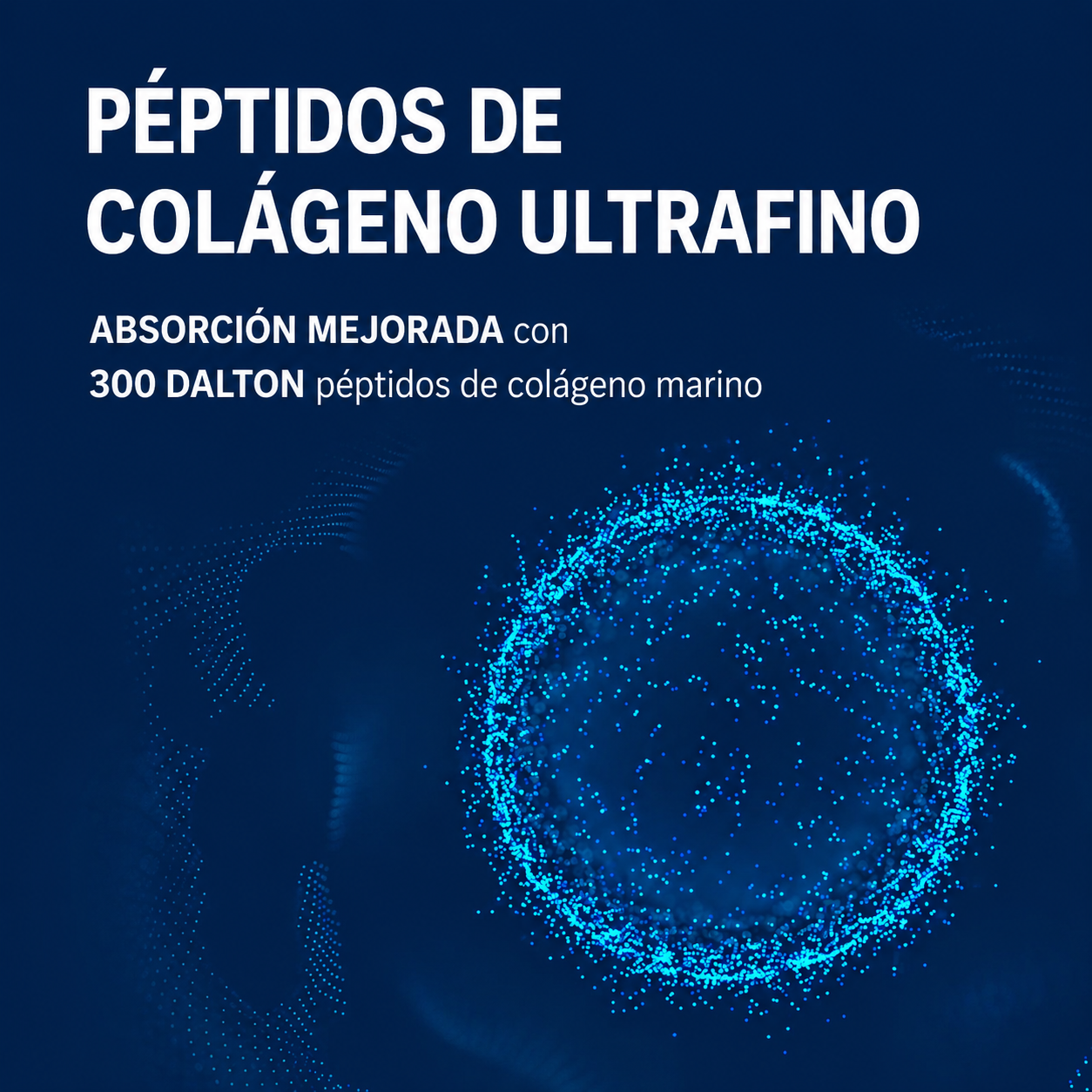 Cevitol - Péptidos de Colágeno Marino - Colágeno Hidrolizado Ultrafino en Polvo para Mujeres y Hombres con Ácido Hialurónico, Biotina y Vitamina C  para la Piel, el Cabello, las Uñas y las Articulaciones - Sin Sabor de Fácil Disolución | 454 Gr
