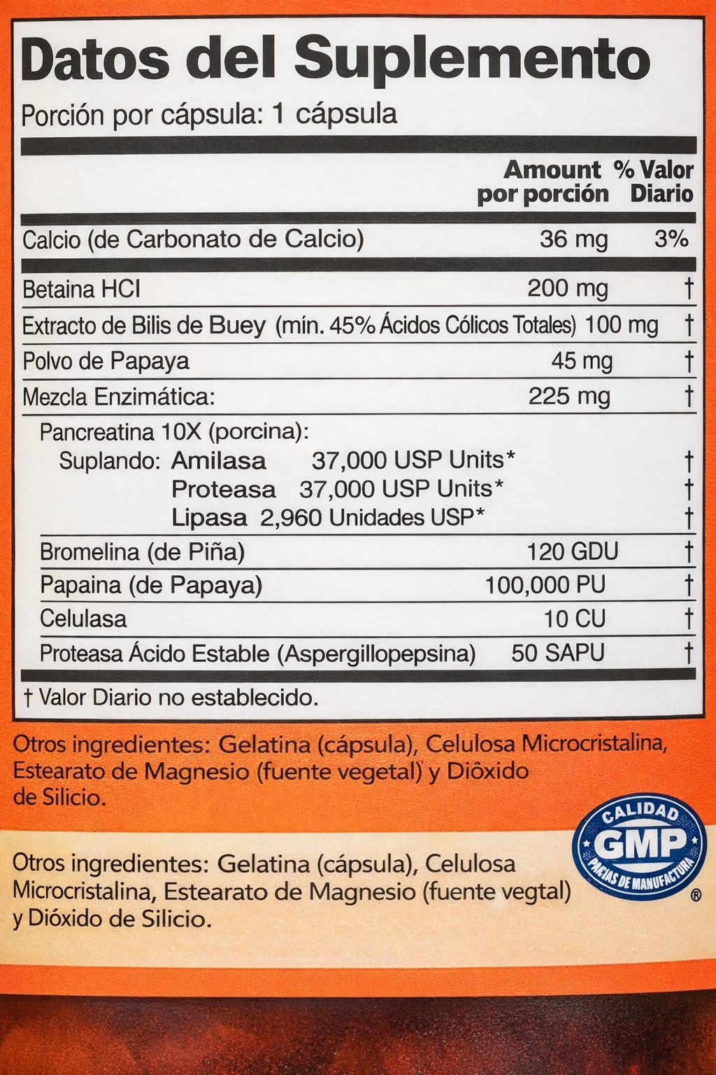NOW Super Enzymes 90 Cápsulas – Enzimas Digestivas con Betaína HCl, Bromelina y Papaina