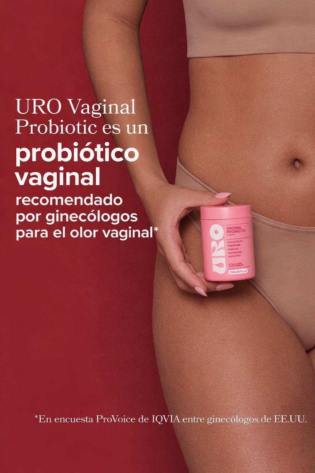 URO Vaginal Probiotic 60 Cápsulas – Probióticos para Salud Vaginal y Balance del pH