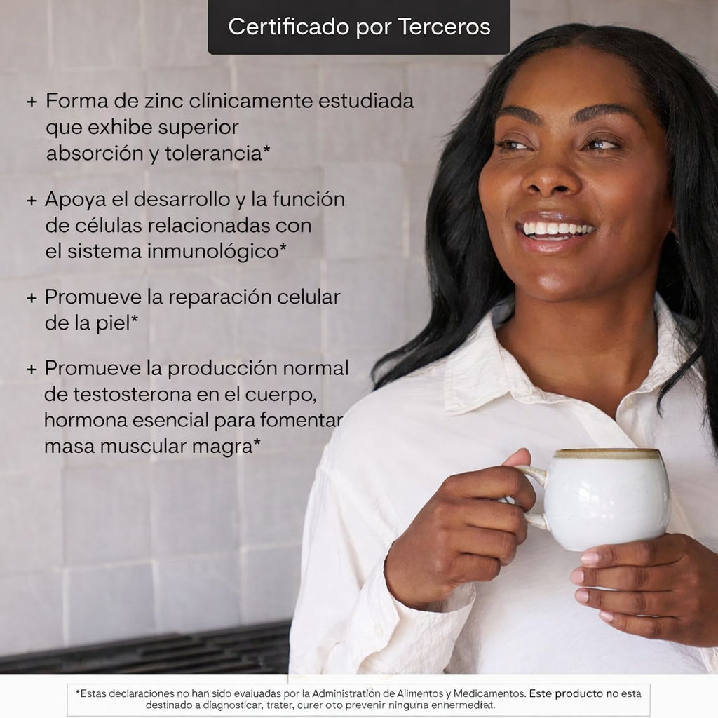 THORNE - Zinc Picolinato 30 mg – Zinc de Alta Absorción | Cápsulas