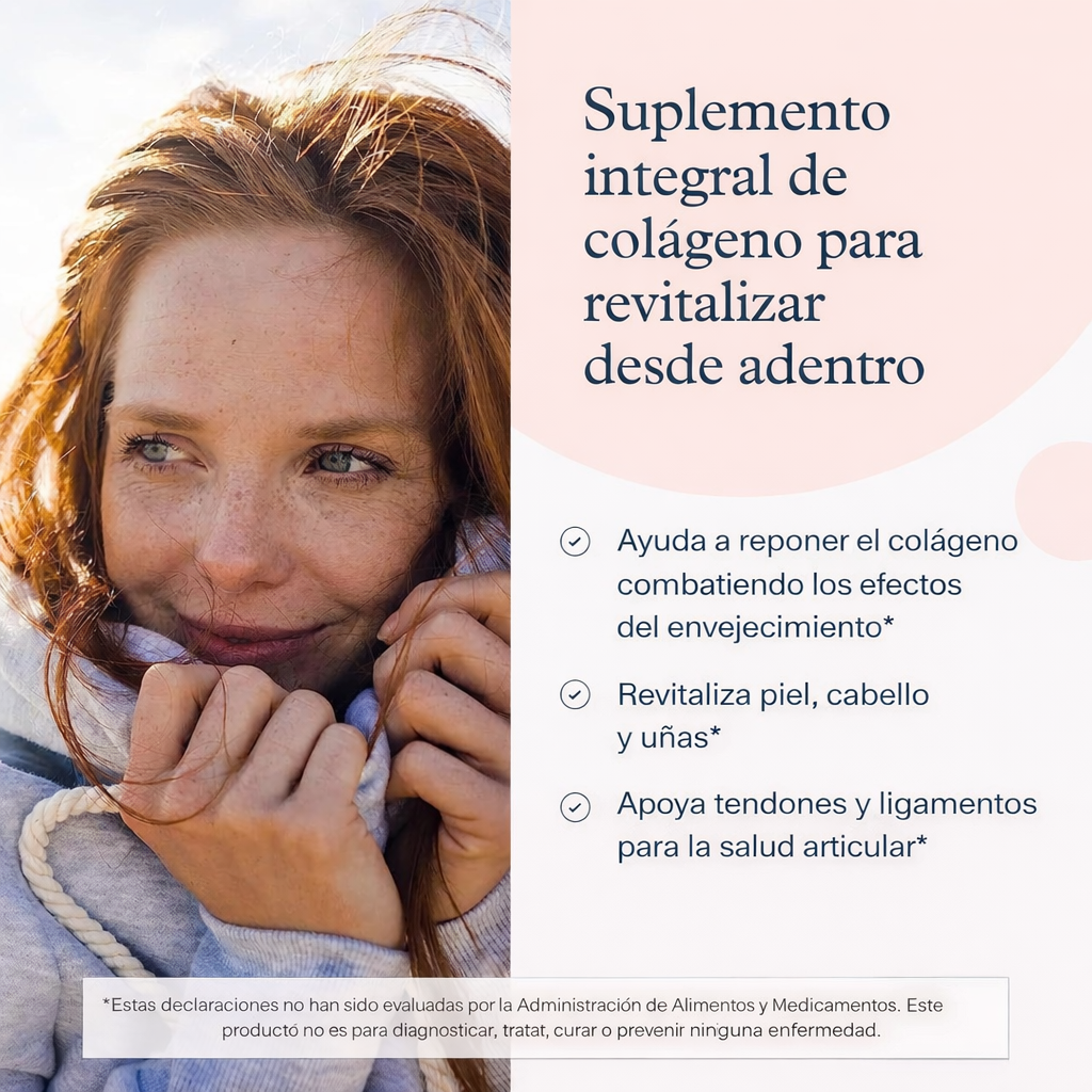 Youtheory - Colágeno + Biotin – Colágeno Hidrolizado con Biotina, Vitamina C y Complejo B para Cabello, Piel, Uñas y Articulaciones | 390 Tabletas