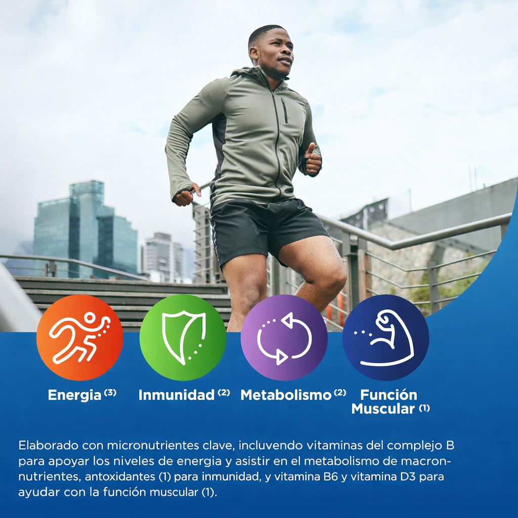 Centrum Multivitamínico para Hombre – Energía, Inmunidad y Rendimiento | Tabletas