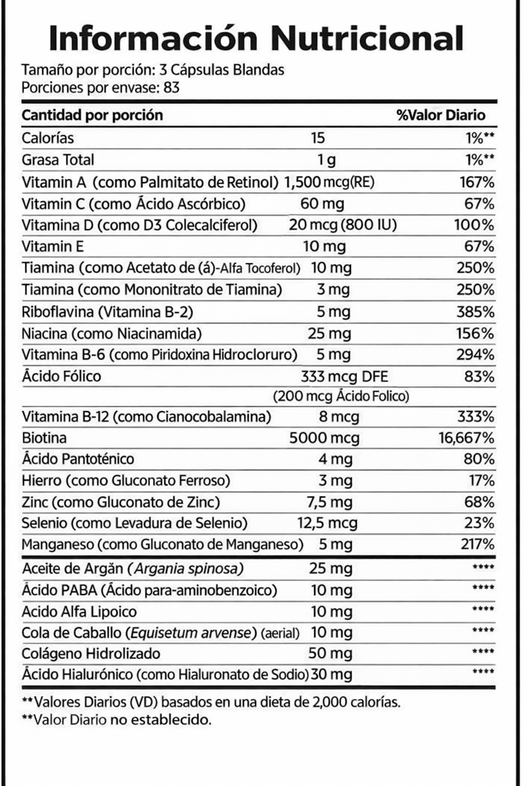 Hair, Skin & Nails – Cápsulas Blandas para Cabello, Piel y Uñas | Nature's Bounty