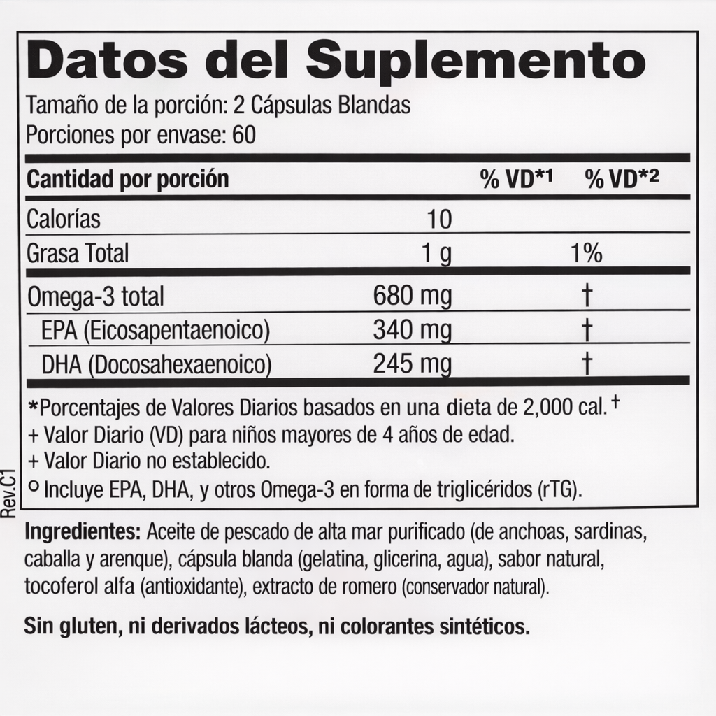 Ultimate Omega Junior 680 mg Omega-3 para Niños | 120 Mini Softgels