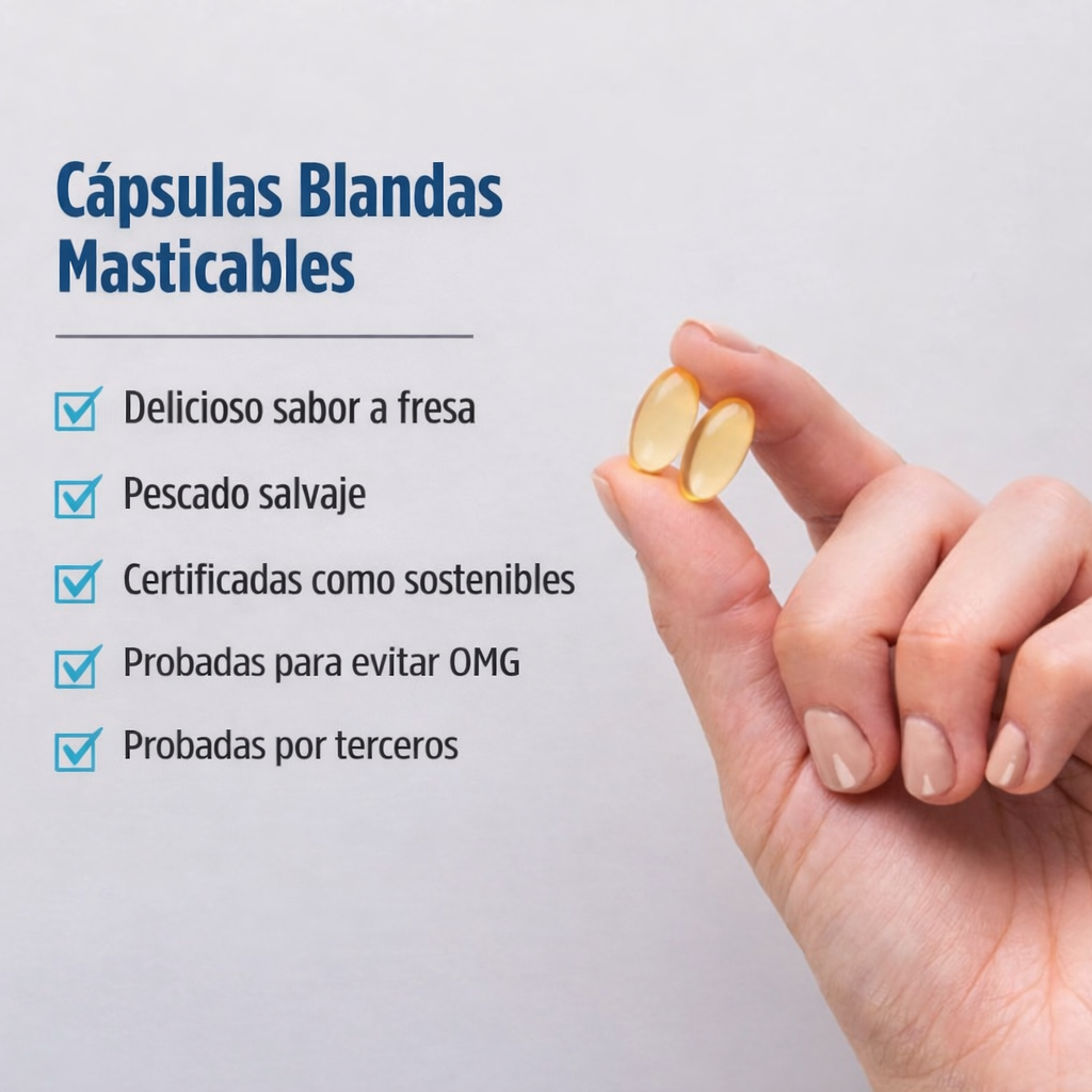 Ultimate Omega Junior 680 mg Omega-3 para Niños | 120 Mini Softgels