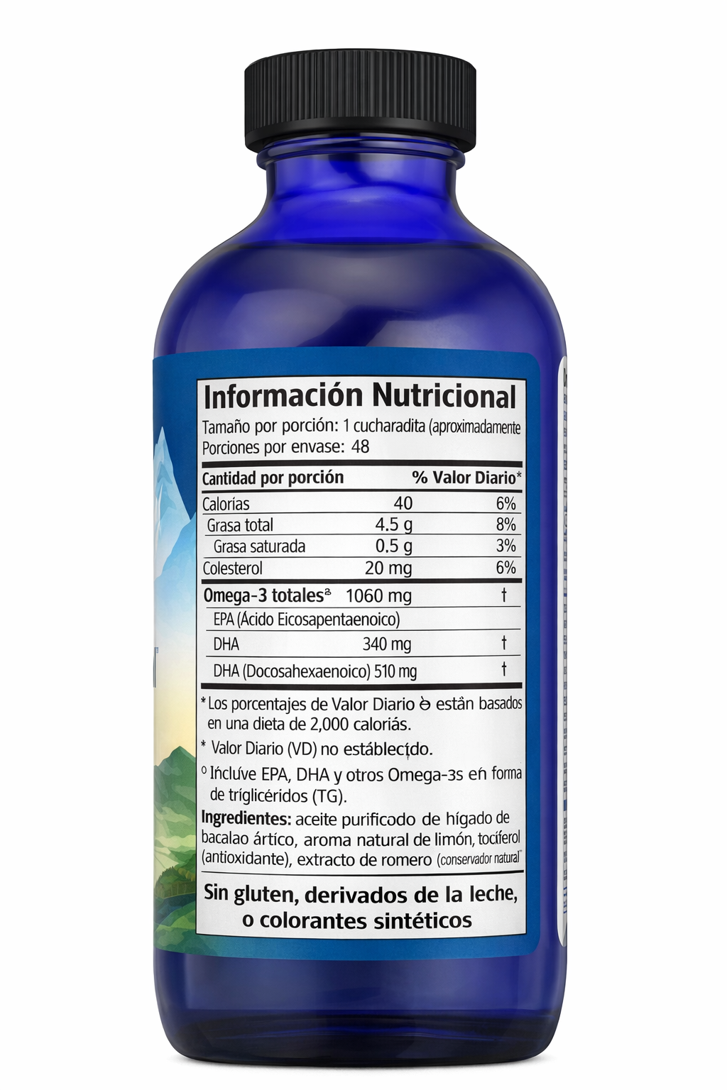 Arctic Cod Liver Oil Líquido 237 ml | Omega-3 Natural con Vitamina A y D