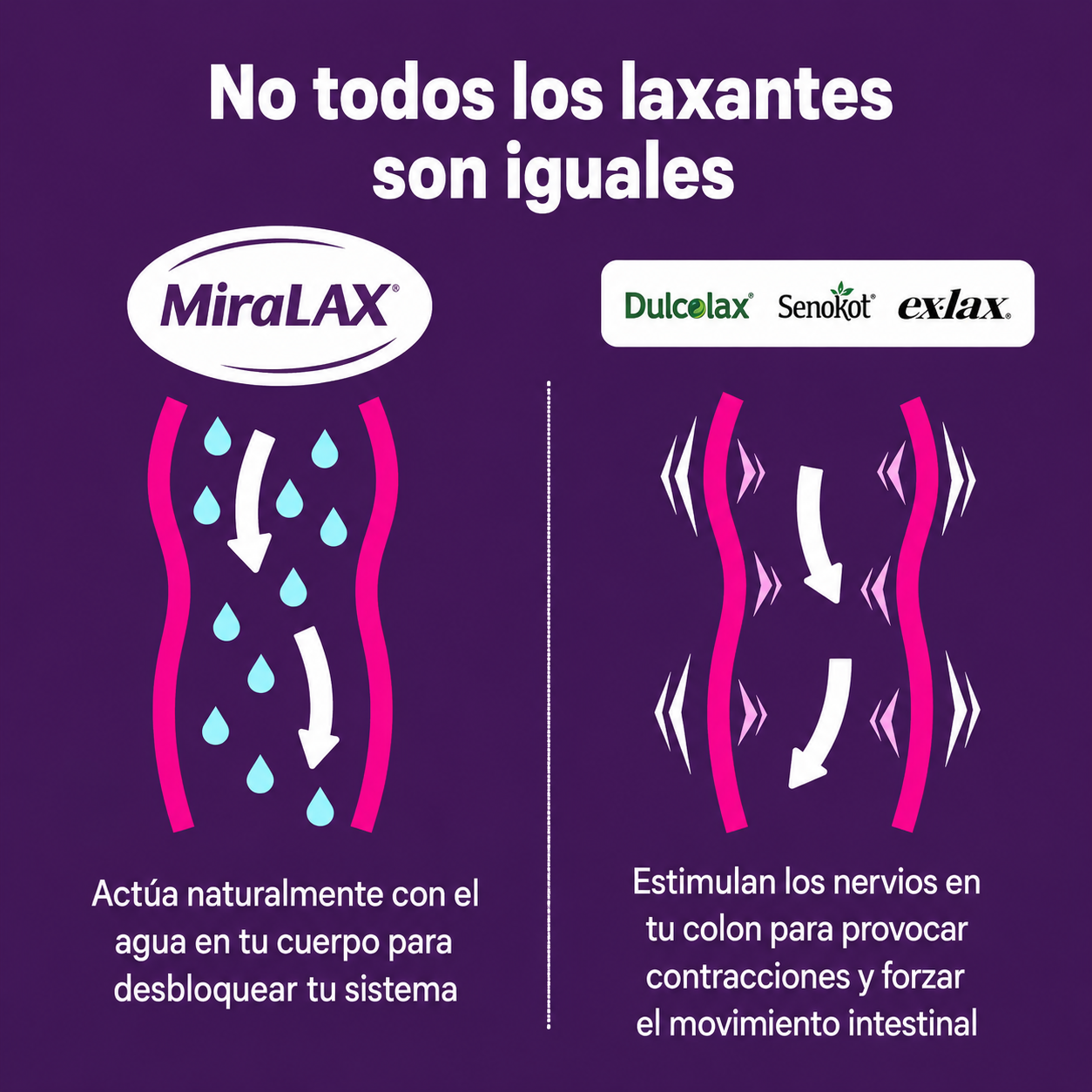 MiraLAX - Polvo Laxante Osmótico Sin Sabor – Alivio del Estreñimiento | Gr