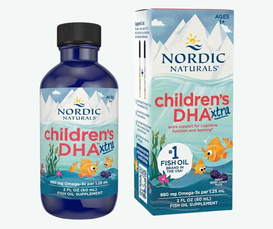 Nordic Naturals - Children's DHA Xtra - Omega-3 para Niños de 880 mg - DHA + EPA | 60 mL