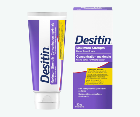 Desitin Maximum Strength 113 g – Crema Protectora para Dermatitis del Pañal | Máxima Protección con Óxido de Zinc