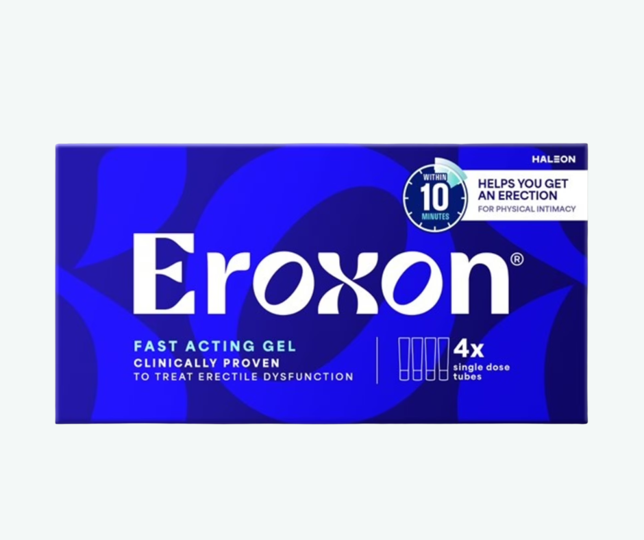 Eroxon - Gel de Acción Rápida para Disfunción Eréctil – 4 Tubos Monodosis
