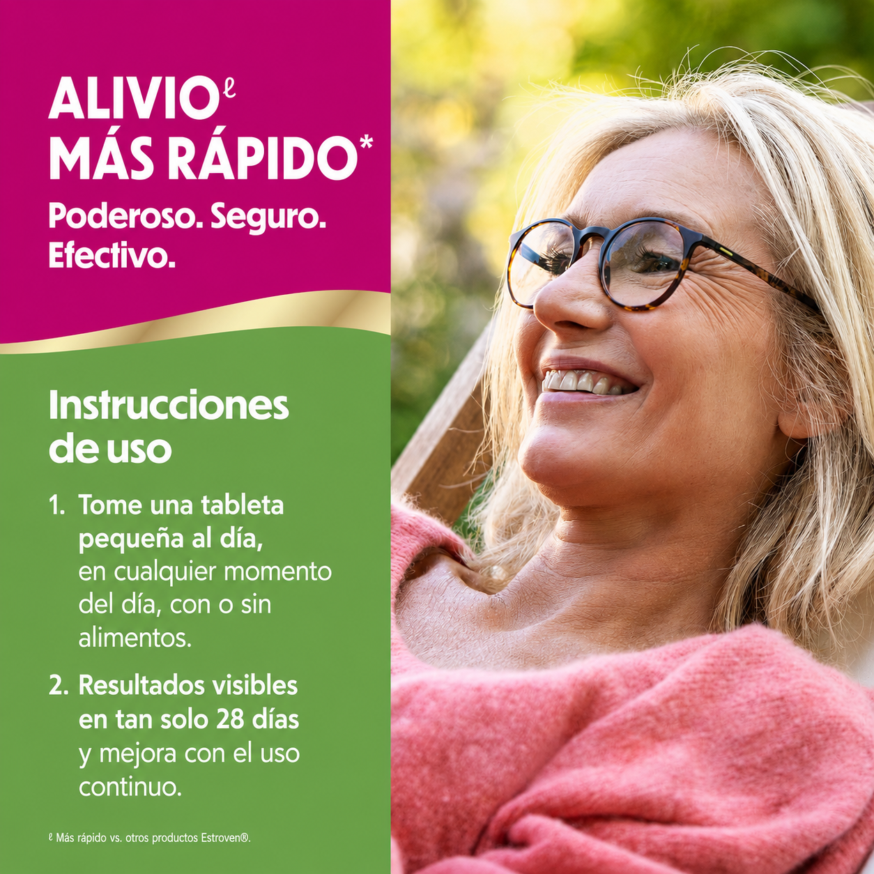 Estroven - Suplemento Completo para la Menopausia con Múltiples Síntomas, Destinado a Mujeres - Ingredientes Clínicamente Probados que Alivian los Síntomas de la Menopausia, los Sudores Nocturnos y los Sofocos | 28 Cápsulas