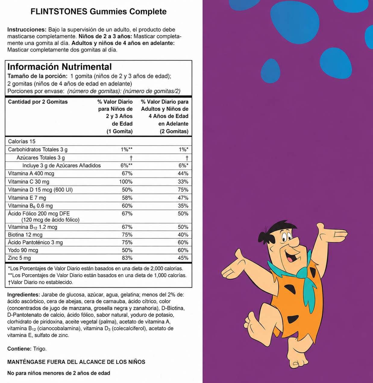 Bayer - Gomitas para el Sistema Inmunológico Infantil de Los Picapiedra | Flintstones