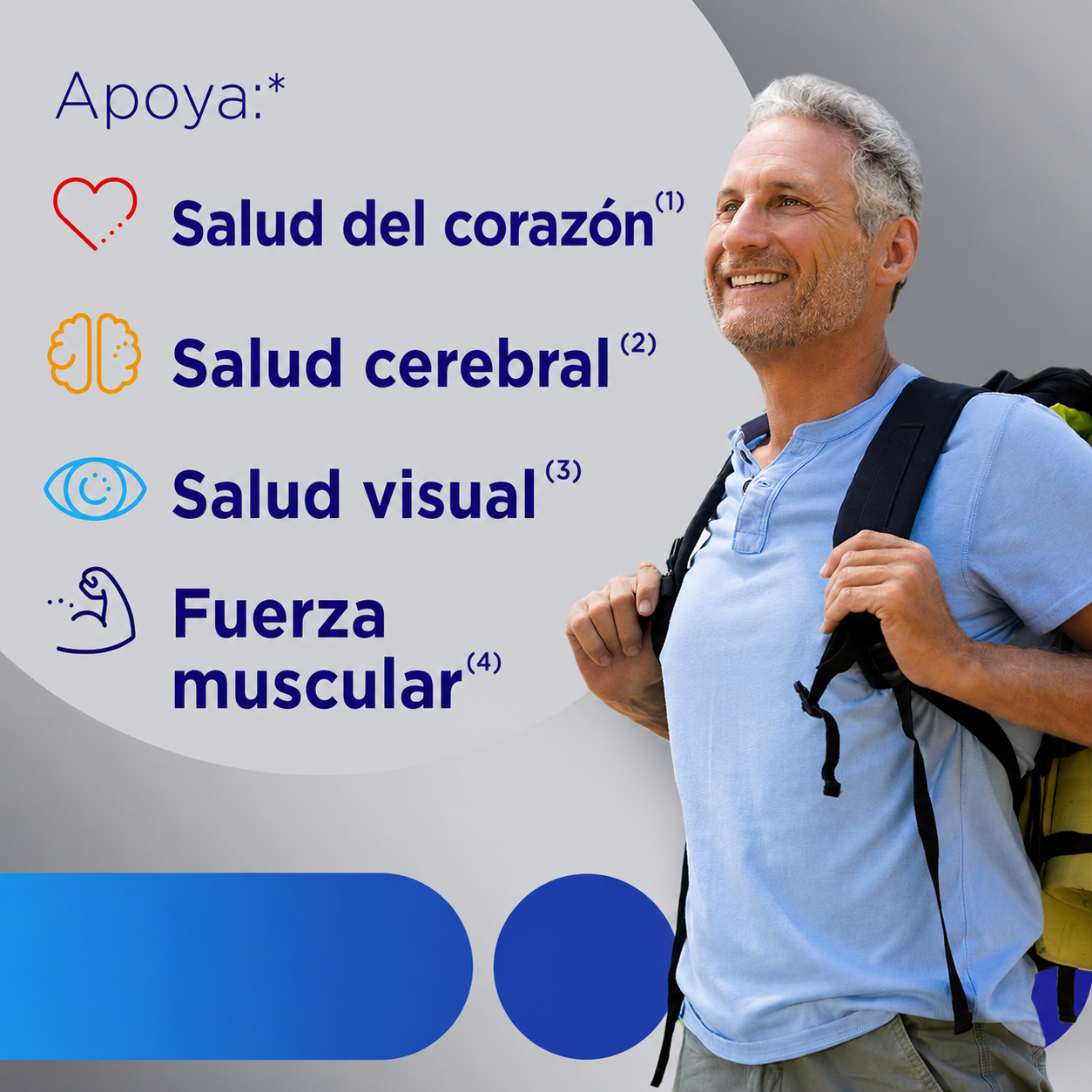 GSK - Centrum Multi Gomitas para Hombres Mayores de 50 Años - Suplemento Multivitamínico y Multimineral con Vitaminas D3, E, B6 y B12 con Sabor a Frutas Variadas | 140 Gomitas