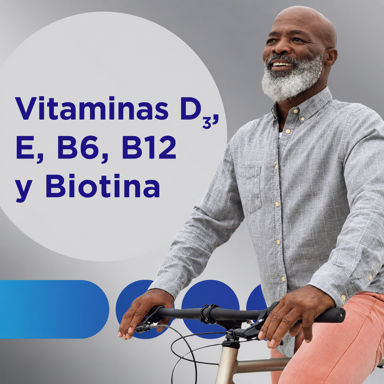 GSK - Centrum Multi Gomitas para Hombres Mayores de 50 Años - Suplemento Multivitamínico y Multimineral con Vitaminas D3, E, B6 y B12 con Sabor a Frutas Variadas | 140 Gomitas