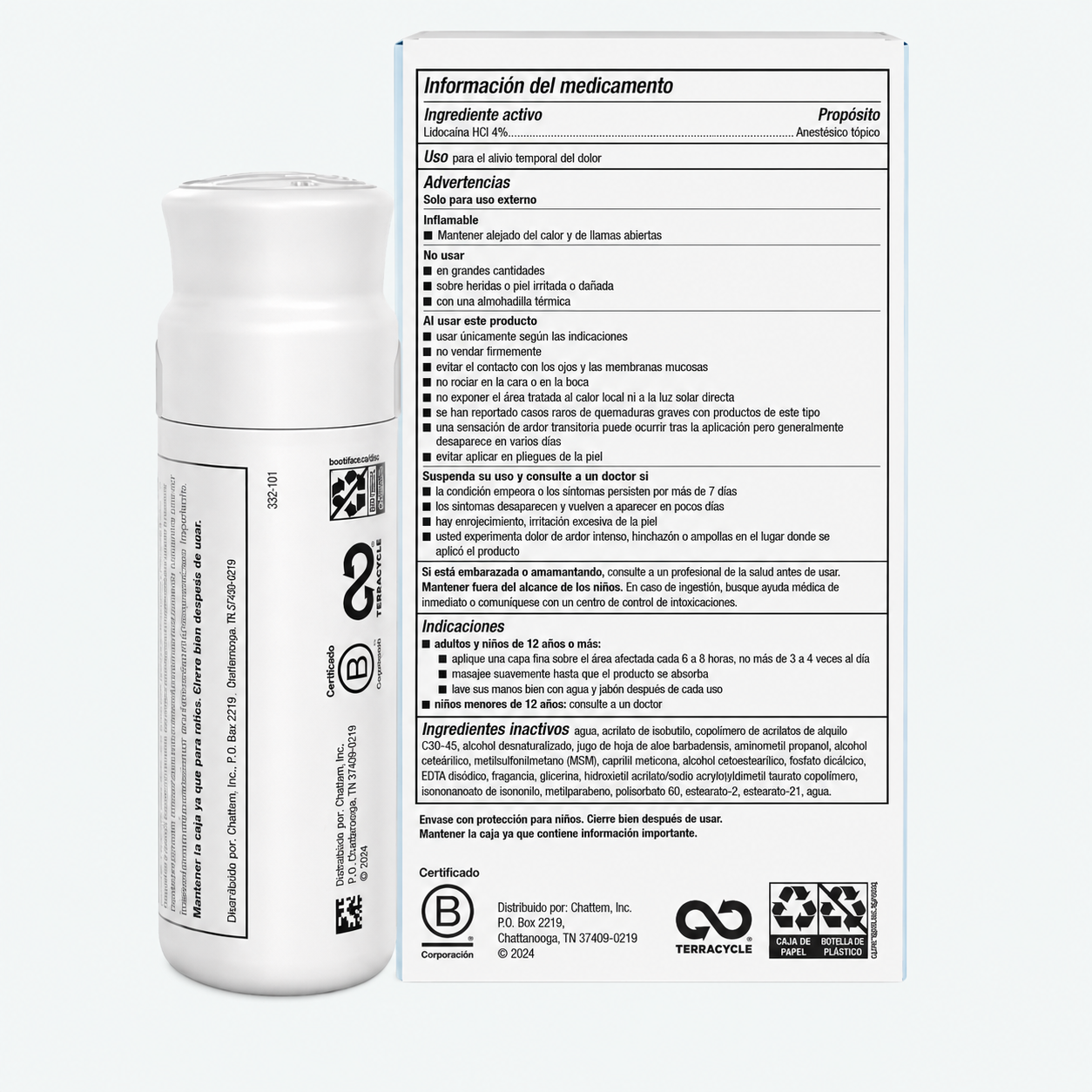 Icy Hot - Aplicador en Roll-On con Lidocaína para Aliviar el Dolor sin Ensuciar - Alivia el Dolor de los Nervios Irritados con Lidocaína al 4 % de Máxima Potencia - Alivio para Dolores Leves, Dolores de Espalda, Esguinces y Distensiones | 73 mL