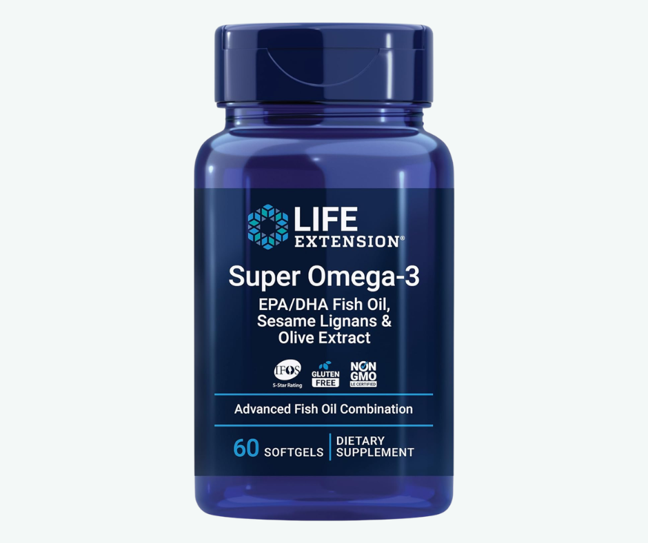 Life Extension - Super Omega-3 - EPA/DHA - Aceite de Pescado con Lignanos de Sésamo y Extracto de Oliva | 240 Softgels