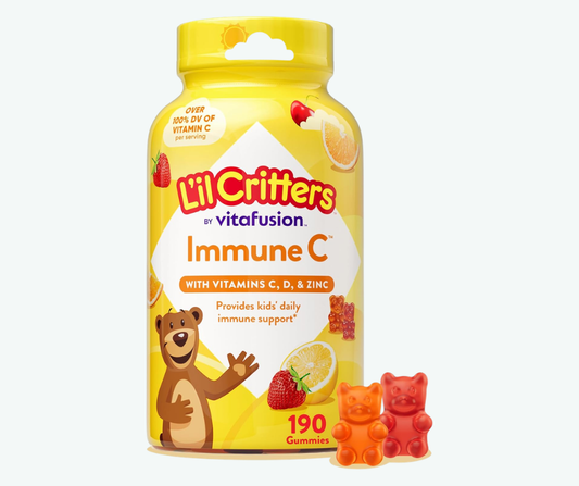 L'il Critters - Inmune C - Gomitas con Vitamina C para Apoyo del Sistema Inmunológico Infantil | 190 Gomitas