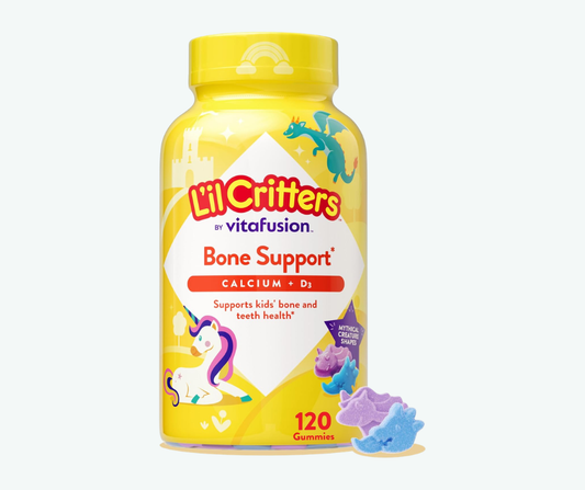 Vitamina L'il Critters Soporte Óseo – Calcio + D3 | 120 Gomitas