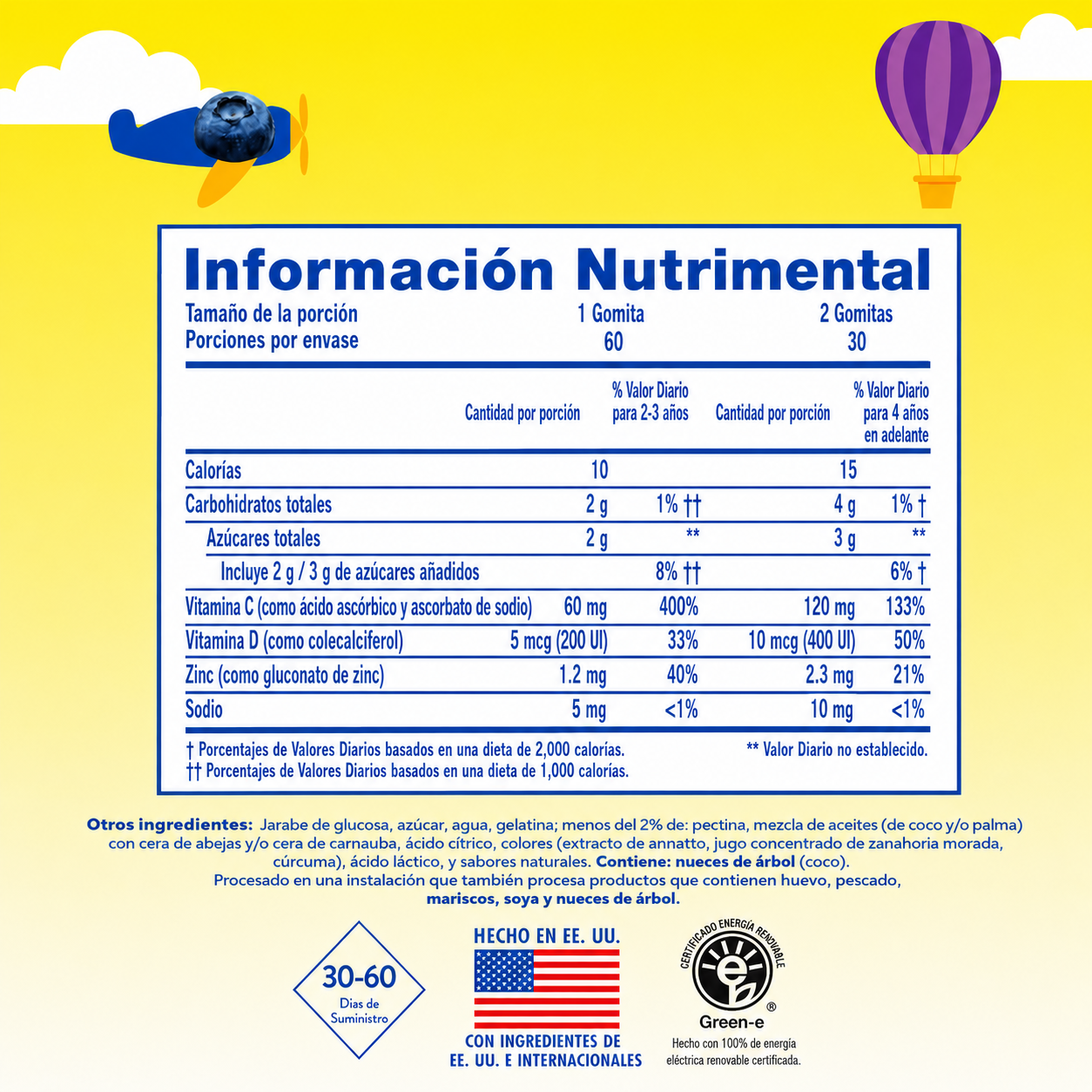 L'il Critters - Gomitas de Calcio y Vitamina D3 para Niños - Suplemento para los Huesos y los Dientes de los Niños | 120 Gomitas