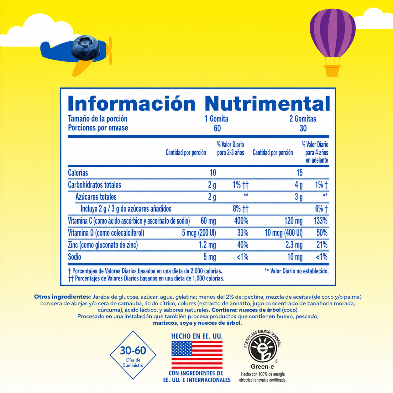 L'il Critters - Inmune C - Gomitas con Vitamina C para Apoyo del Sistema Inmunológico Infantil | 190 Gomitas