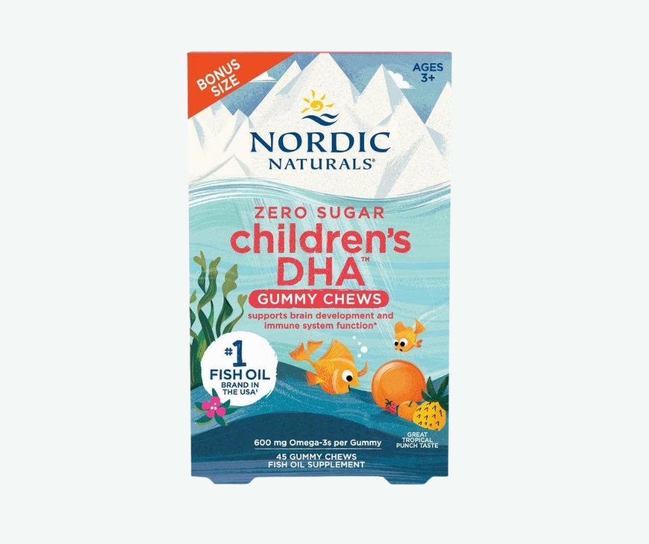 Children’s DHA Omega-3 para Niños – Soporte Cerebral y Visual | 30 Gomitas