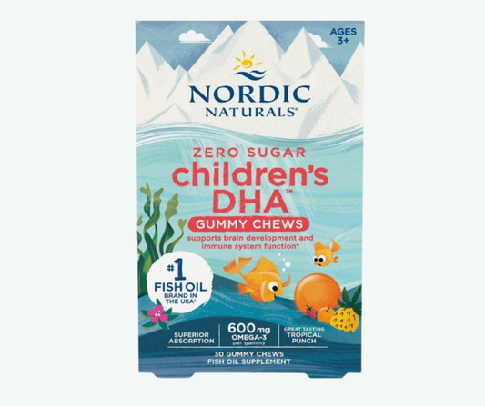 Children’s DHA Omega-3 para Niños – Soporte Cerebral y Visual | 30 Gomitas