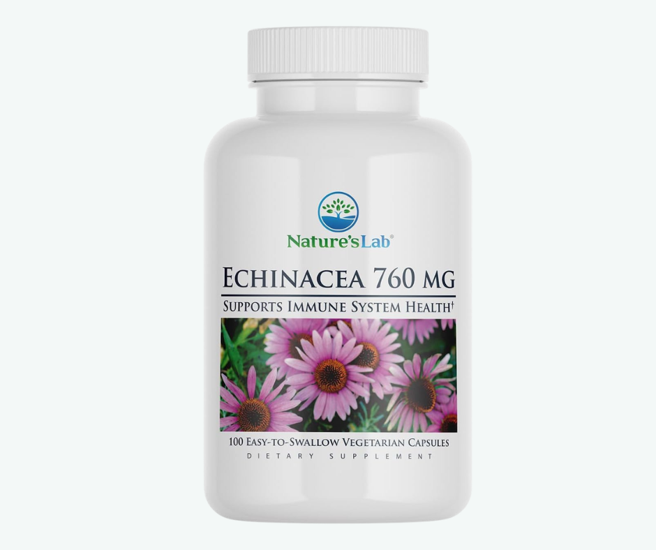Equinácea 760 mg – 100 Cápsulas | Refuerzo Natural del Sistema Inmunológico