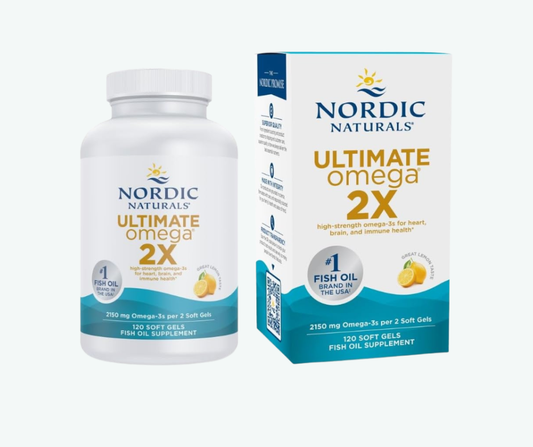 Ultimate Omega 2X 2150 mg Omega-3 Alta Potencia | Nordic Naturals | 60 Softgels