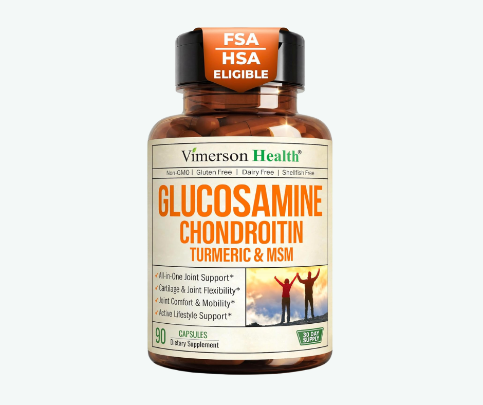Glucosamina Chondroitin MSM Turmeric & Boswellia 90 Cápsulas | Soporte Articular – Vimerson Health