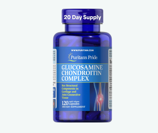 Glucosamina Chondroitin Complex 120 Cápsulas | Soporte para Articulaciones – Puritan's Pride