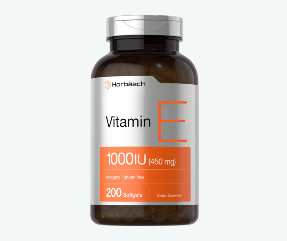 Vitamin E 1000 IU (450 mg) – 200 Softgels | Horbäach