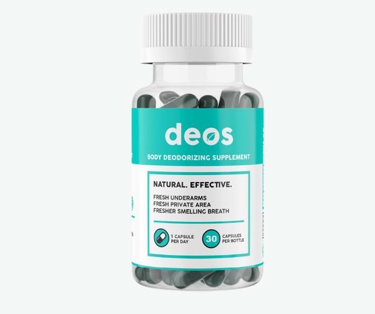 Deos 30 Cápsulas – Suplemento para Control del Olor Corporal y Apoyo Digestivo