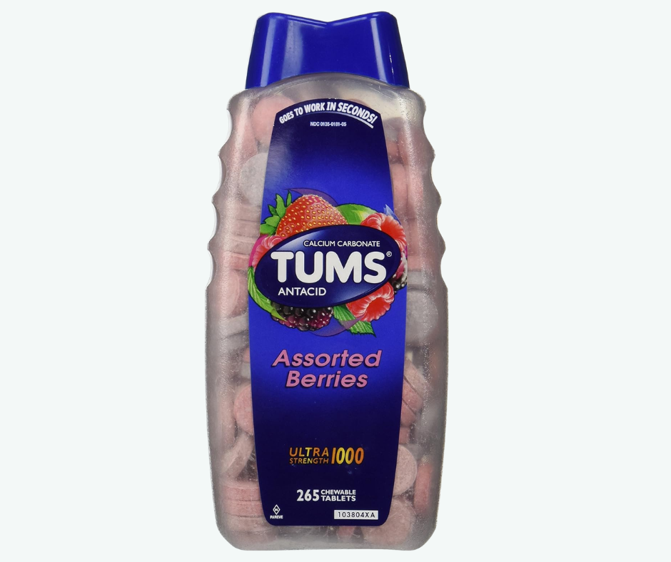 TUMS Antiácido Ultra Strength 1000 mg – 265 Tabletas Masticables | Alivio Rápido para Acidez y Agruras