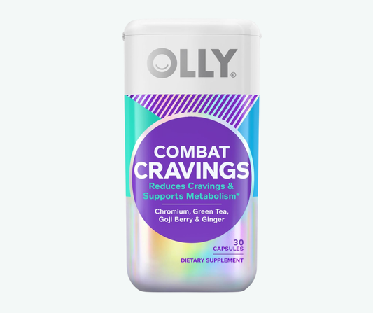 OLLY Combat Cravings 30 Cápsulas – Control de Antojos y Apoyo al Metabolismo