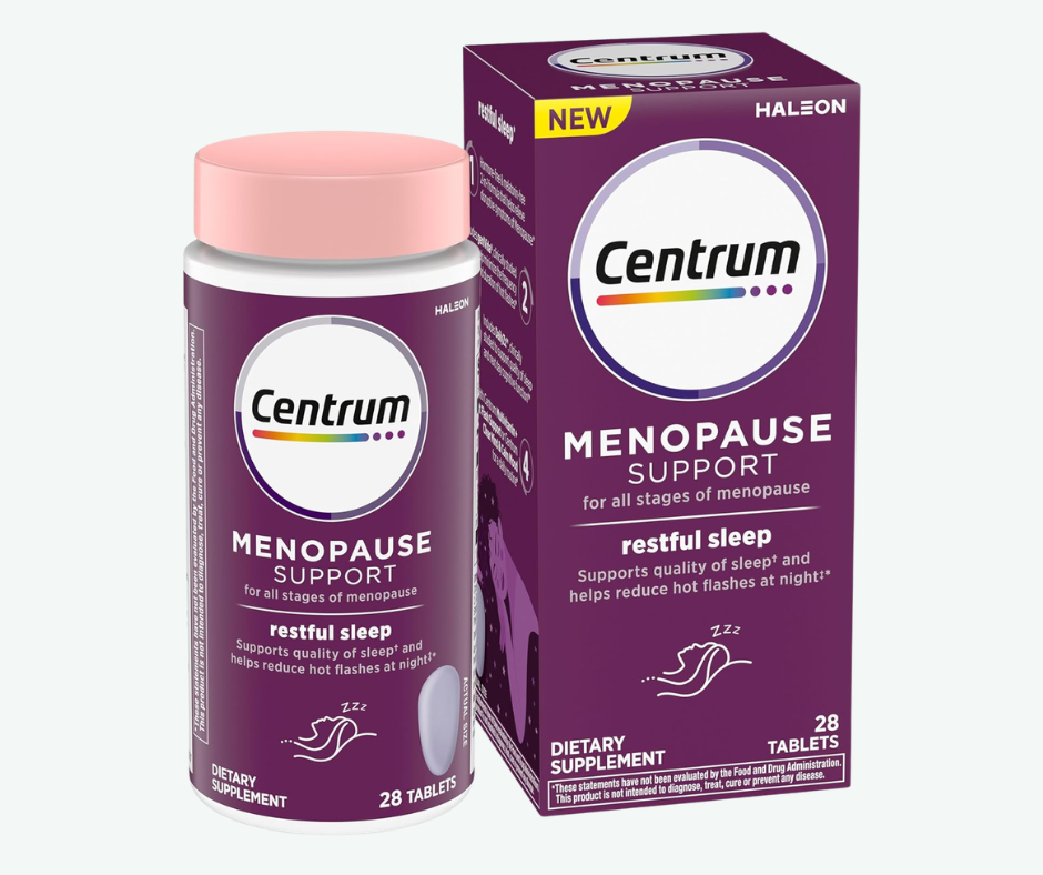Haleon - Centrum Apoyo para la Menopausia | Sueño Reparador y Bienestar Hormonal | 28 Tabletas