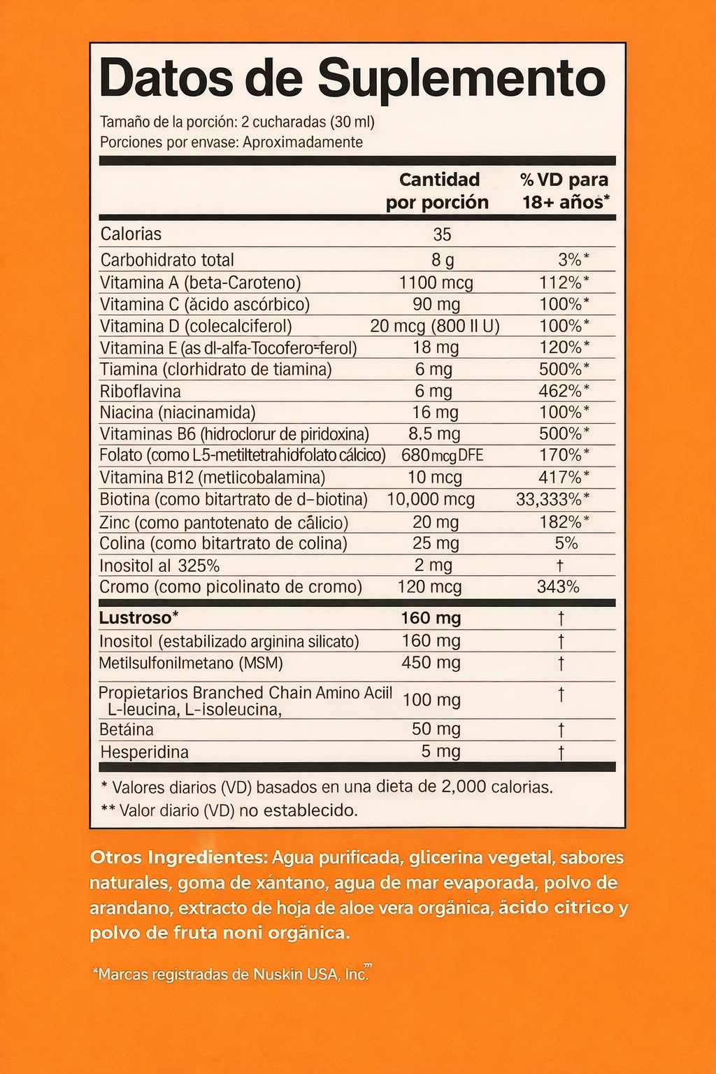 MaryRuth’s - Multivitamínico Líquido + Crecimiento Capilar - Biotina para Cabello, Piel y Energía | 30 mL