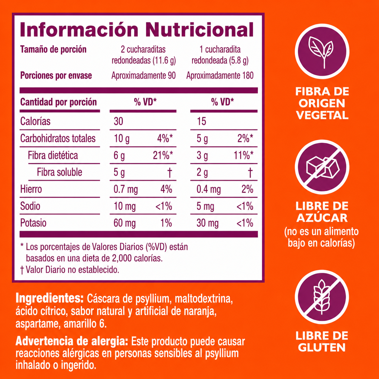 Metamucil 4-in-1 Fiber 1.04 kg – Fibra de Psyllium para Digestión, Control de Apetito y Salud del Corazón