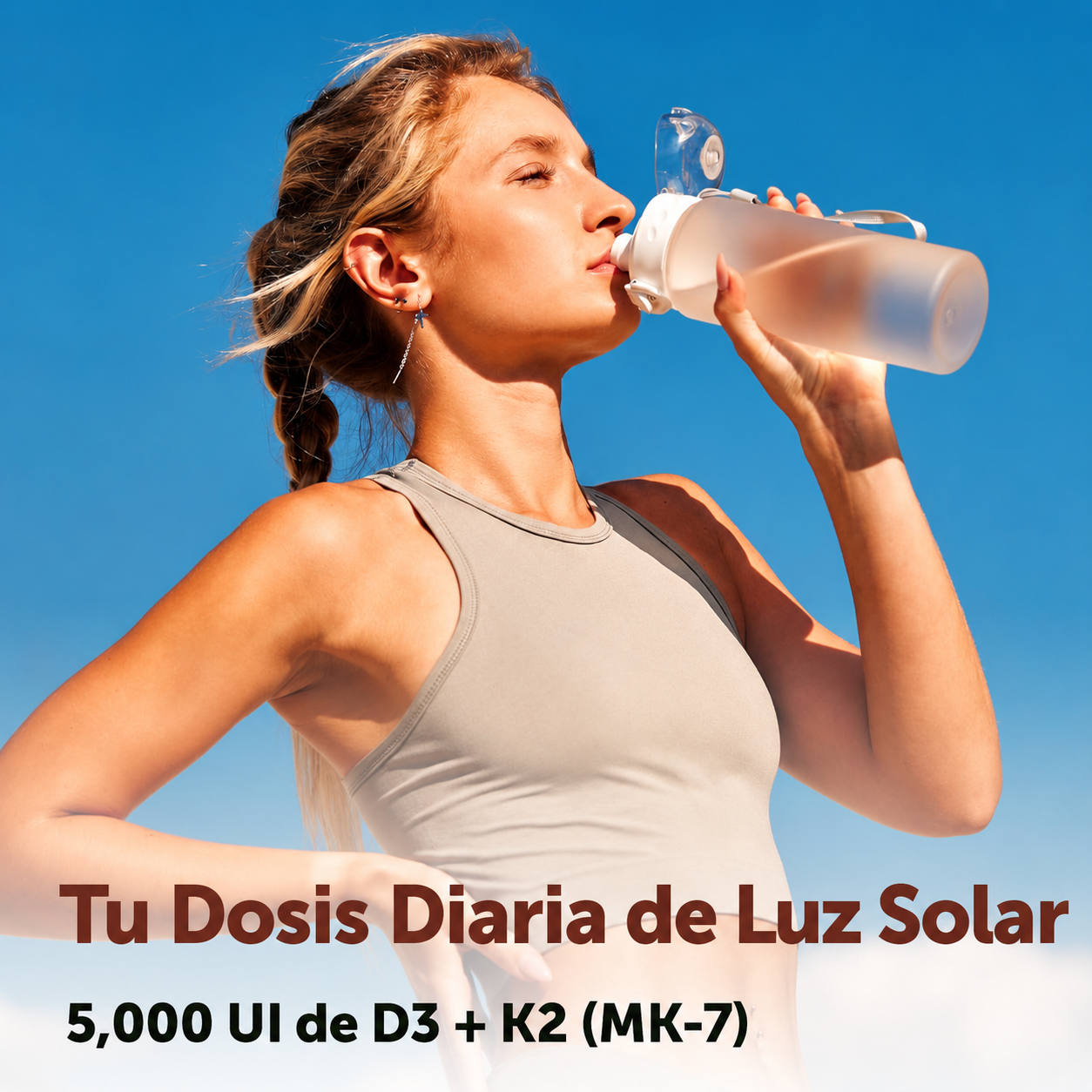 Micro Ingredients - Vitamina D3 + K2 - Soporte para los Huesos, Sistema Inmunológico y Salud Cardiovascular | Softgels