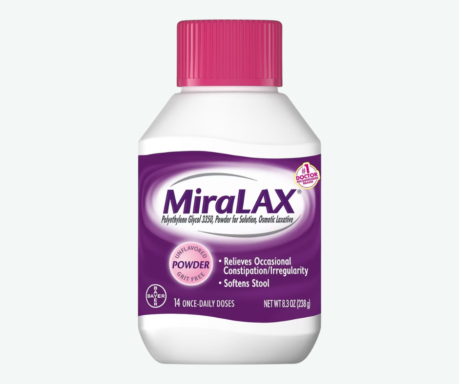 MiraLAX - Polvo Laxante Osmótico Sin Sabor – Alivio del Estreñimiento | Gr