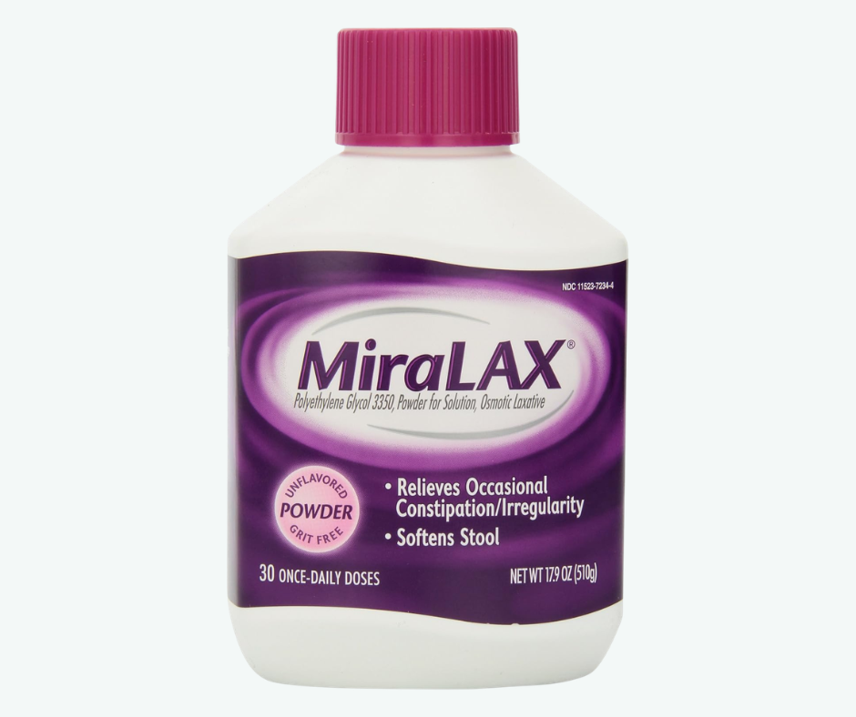 MiraLAX - Polvo Laxante Osmótico Sin Sabor – Alivio del Estreñimiento | Gr