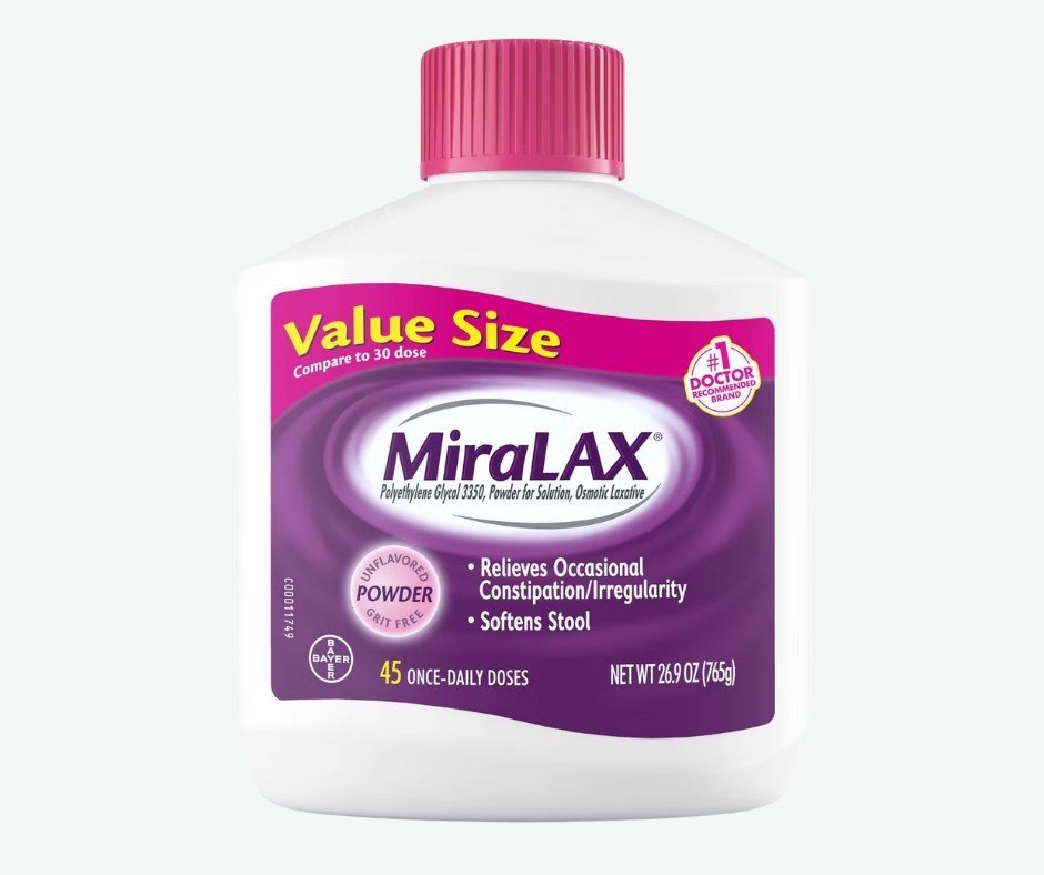 MiraLAX - Polvo Laxante Osmótico Sin Sabor – Alivio del Estreñimiento | Gr