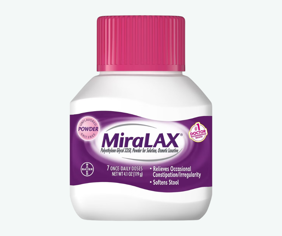 MiraLAX - Polvo Laxante Osmótico Sin Sabor – Alivio del Estreñimiento | Gr